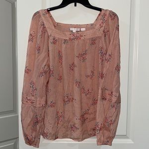 NWOT Lauren Conrad size XL orange blouse